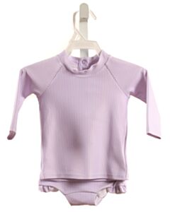 MINNOW  PURPLE  STRIPED  2-PIECE SWIMSUIT