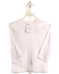 BLANKE BOUTIQUE  WHITE    KNIT LS SHIRT