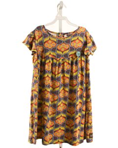 MATILDA JANE PURPLE PRINTED DESIGN KNIT DRESS