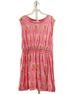 PINK CHICKEN  HOT PINK  KNIT DRESS
