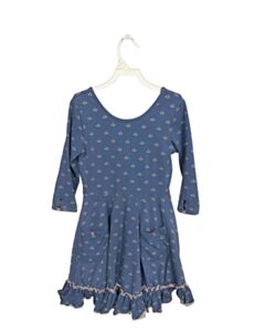 SERENDIPITY BLUE FLORAL KNIT DRESS