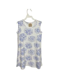 THE BEAUFORT BONNET COMPANY  BLUE   PRINTED DESIGN KNIT DRESS