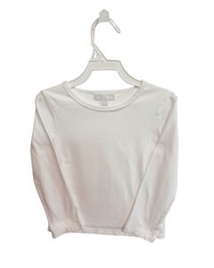 THE LITTLE WHITE COMPANY  WHITE    KNIT LS SHIRT