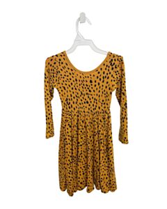 KYTE BROWN PRINTED DESIGN KNIT DRESS
