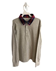 CREWCUTS GRAY KNIT LS SHIRT