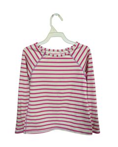 GARNET HILL PINK STRIPED RASH GUARD