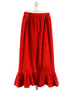 HANNAH KATE  RED VELOUR   PANTS