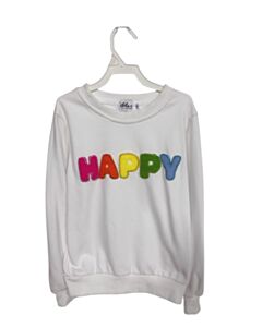 LOLA + THE BOYS WHITE PULLOVER