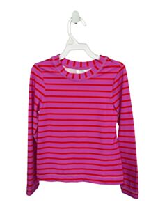 HANNA ANDERSSON  HOT PINK  STRIPED  RASH GUARD