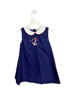 PETIT AMI BLUE PIQUE DRESS