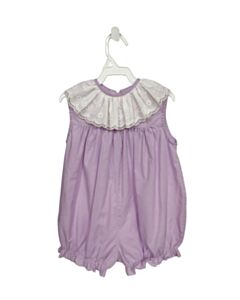 DAISIES & DOODLEBUGS  PURPLE  MICROCHECK  BUBBLE