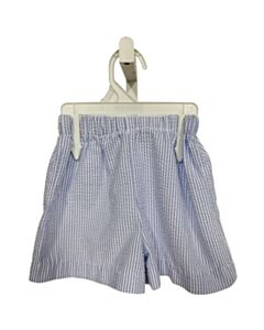 DAISIES & DOODLEBUGS  BLUE SEERSUCKER STRIPED  SHORTS