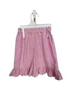 RAGSLAND  PINK SEERSUCKER STRIPED  SHORTS