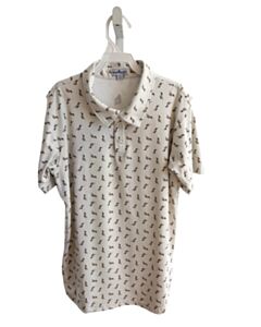 BLUE QUAIL WHITE KNIT SS SHIRT