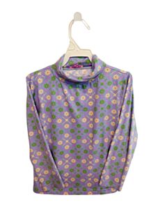 BISBY BY LITTLE ENGLISH  PURPLE  FLORAL  KNIT LS SHIRT