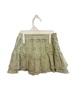 ZARA  GREEN EYELET   SKORT
