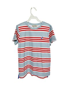 THE BEAUFORT BONNET COMPANY  BLUE  STRIPED  KNIT SS SHIRT