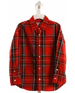 CREWCUTS  RED  PLAID  DRESS SHIRT