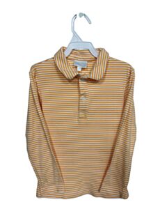 LITTLE ENGLISH ORANGE STRIPED DRESS SHIRT