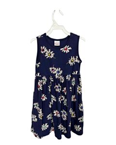 HANNA ANDERSSON BLUE FLORAL KNIT DRESS
