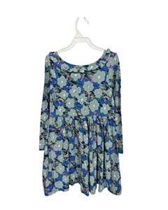 TEA  GREEN  FLORAL  KNIT DRESS