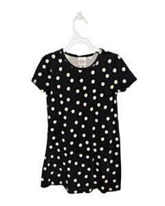 HANNA ANDERSSON BLACK POLKA DOT KNIT DRESS