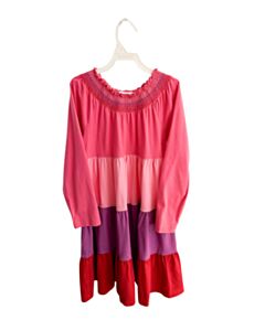 HANNA ANDERSSON PINK SMOCKED KNIT DRESS