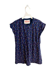 PIP'S SLAND  BLUE   PRINTED DESIGN KNIT DRESS