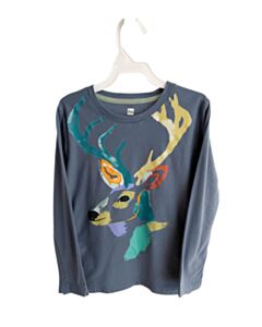 TEA BLUE KNIT LS SHIRT
