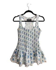 KATIEJNYC BLUE FLORAL DRESS