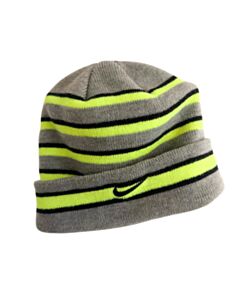 NIKE  GRAY  STRIPED  HAT