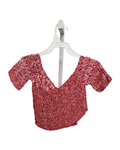 POUPETTE PINK FLORAL SHIRT-SS