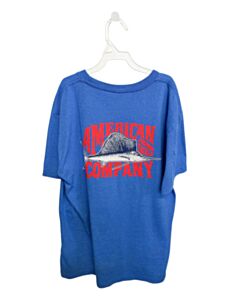 AFTCO BLUE PRINTED DESIGN T-SHIRT