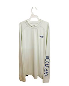 AFTCO  LT GREEN    KNIT LS SHIRT