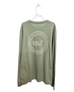 VINEYARD VINES  GREEN   PRINTED DESIGN KNIT LS SHIRT