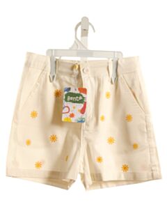 BENTO  WHITE   EMBROIDERED SHORTS