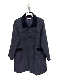 LA COQUETA BLUE PLAID DRESSY OUTERWEAR