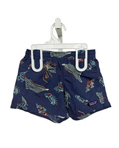 PATAGONIA BLUE PRINTED DESIGN SWIM TRUNKS