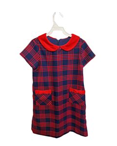 FLORENCE EISEMAN  BLUE  PLAID  DRESS