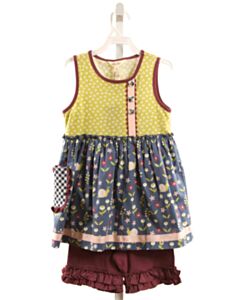 MATILDA JANE  MULTI-COLOR  FLORAL  2-PIECE OUTFIT