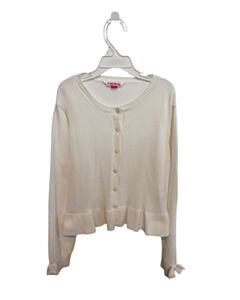 RUFFLE BUTTS CREAM CARDIGAN