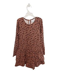 DIVA GIRL  PINK  FLORAL  KNIT DRESS