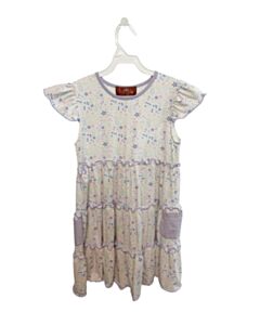 MILLIE JAY  LAVENDER  FLORAL  KNIT DRESS