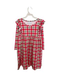 JACK & JILL RED PLAID KNIT DRESS