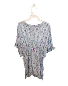 RUFFLE BUTTS BLUE FLORAL COVER UP