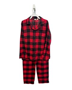 OUTDOOR KIDS  RED  PLAID  LOUNGEWEAR