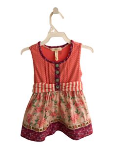 MATILDA JANE PINK POLKA DOT SLEEVELESS SHIRT