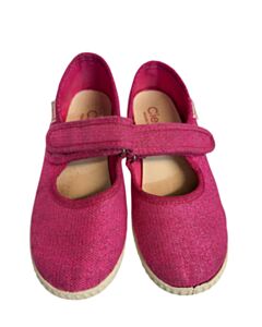CIENTA PINK SHOES *THIS ITEM IS GENTLY USED WITH MINOR SIGNS OF WEAR (MINOR STAIN AND LOOSE RUBBER) *EUC SIZE TODDLER 11