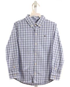 VINEYARD VINES  LT BLUE  PLAID  DRESS SHIRT