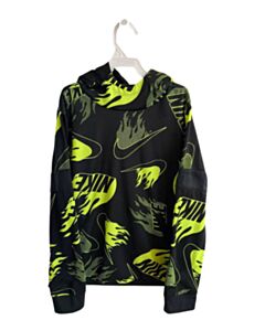 NIKE  BLACK   PRINTED DESIGN PULLOVER